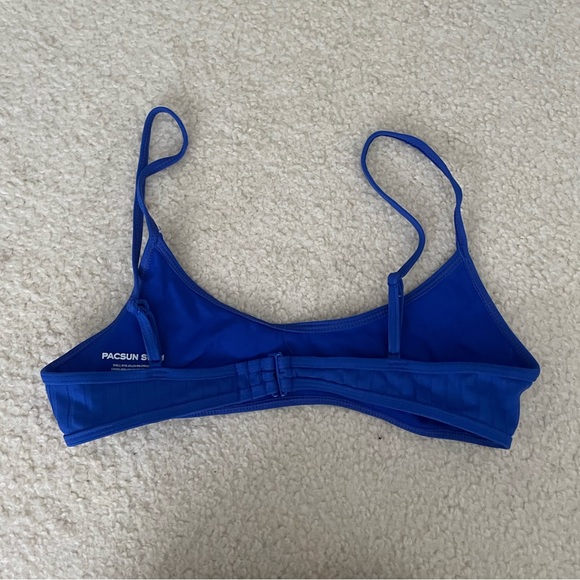 pac sun blue bathing suit top - Picture 2 of 2